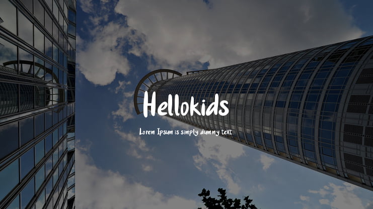Hellokids Font