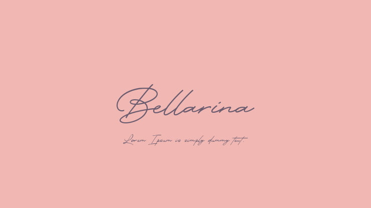 Bellarina Font