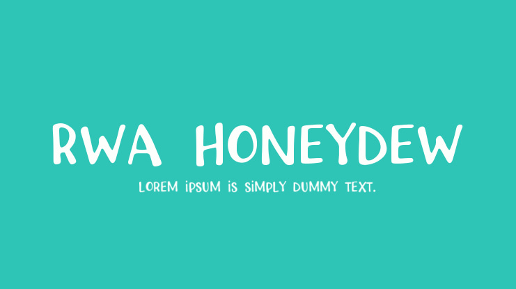 RWA Honeydew Font
