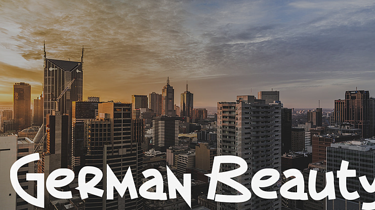 German Beauty Font