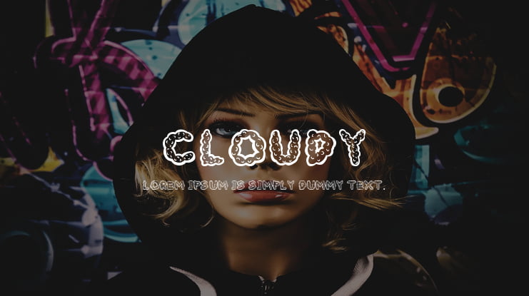 Cloudy Font