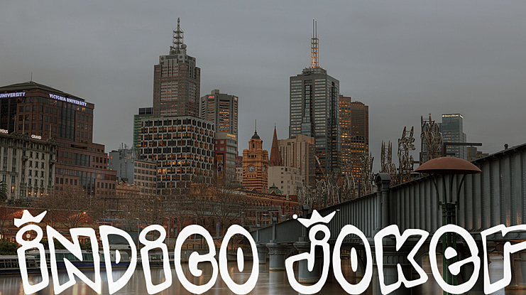 Indigo Joker Font