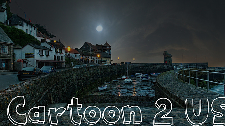 Cartoon 2 US Font