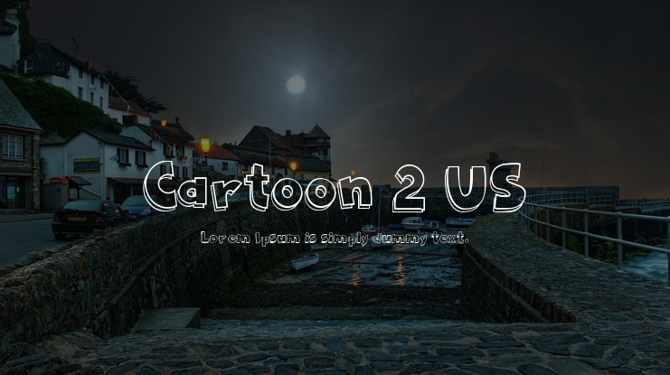 Cartoon 2 US Font