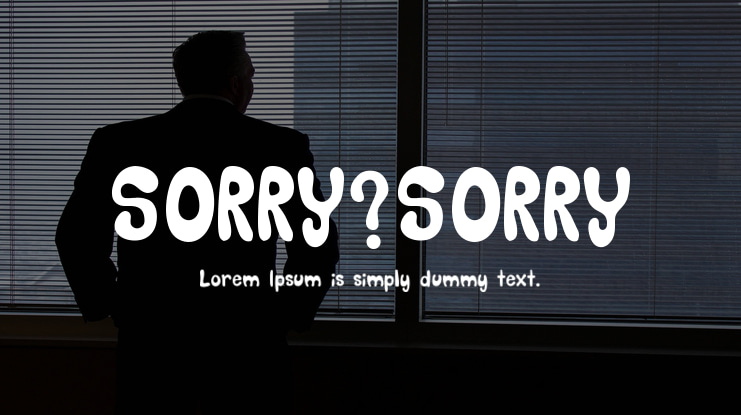 SORRY_SORRY Font