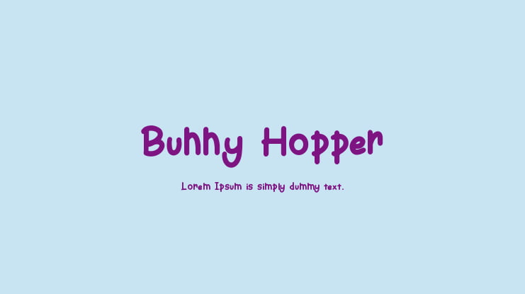 Bunny Hopper Font