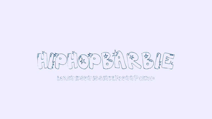 hiphopbarbie Font