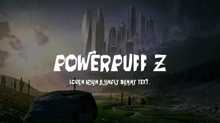PowerPuff Z Font