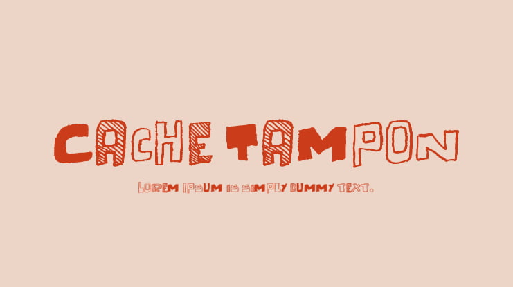 Cache Tampon Font