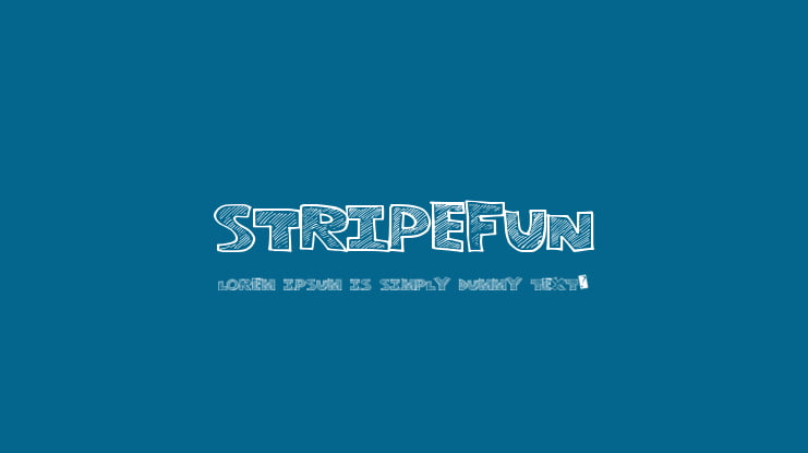 StripeFun Font