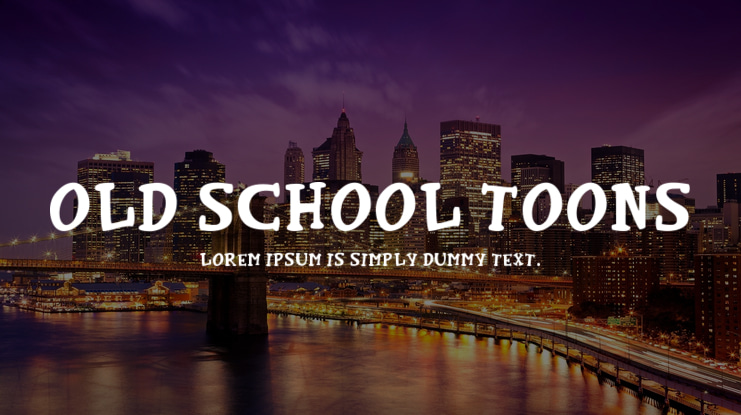 Old School Toons Font