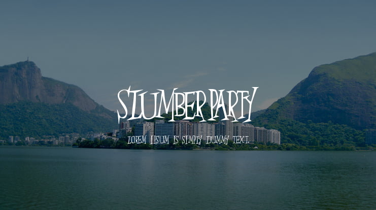 SlumberParty Font