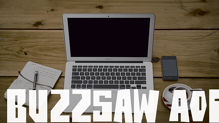 BuzzSaw AOE Font Family