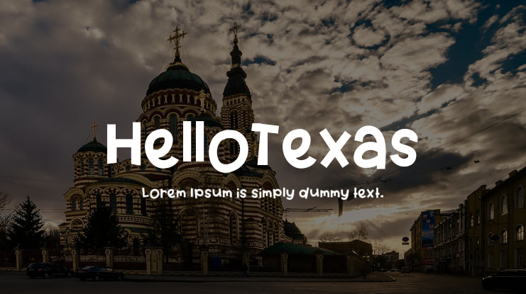 HelloTexas Font