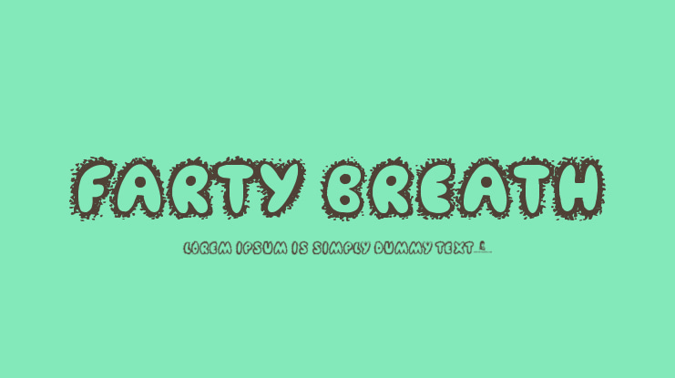 Farty Breath Font
