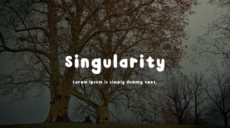 Singularity Font