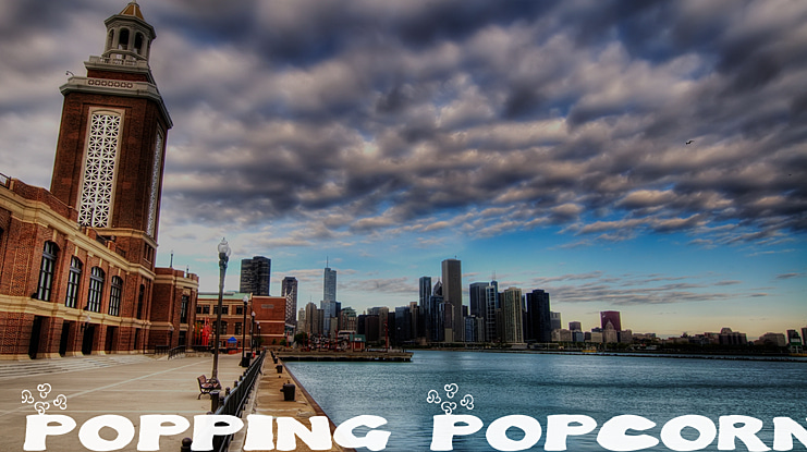 Popping Popcorn Font