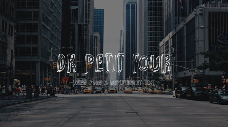 DK Petit Four Font