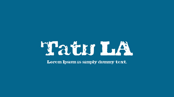 Tatu LA Font
