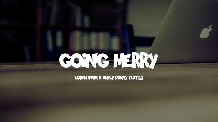 GOING MERRY Font