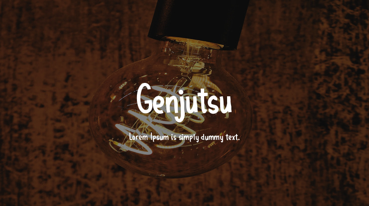 Genjutsu Font