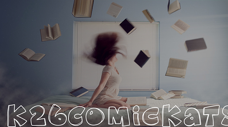 K26ComicKats Font