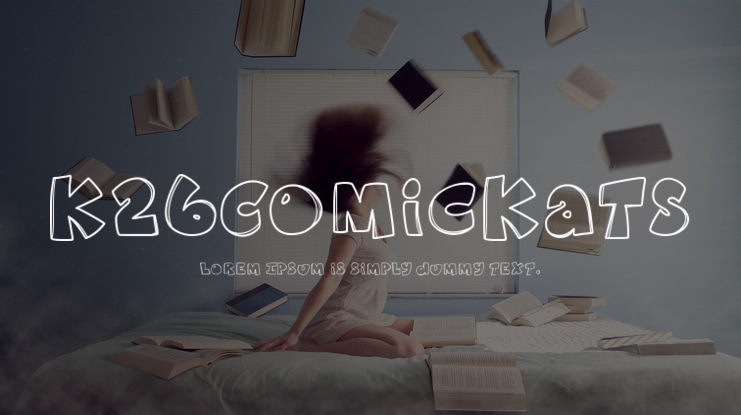 K26ComicKats Font