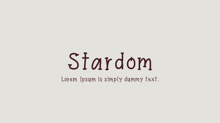 Stardom Font