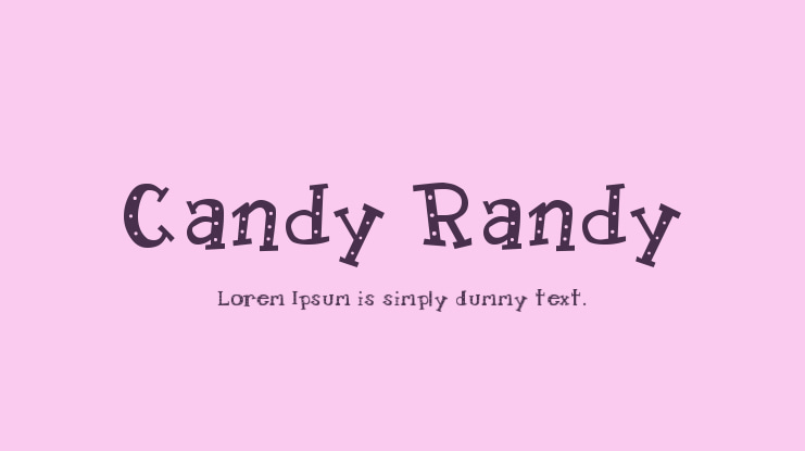 Candy Randy Font