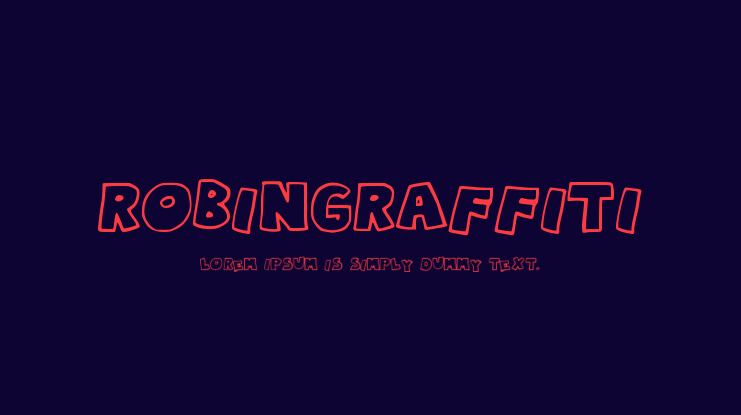 RobinGraffiti Font Family