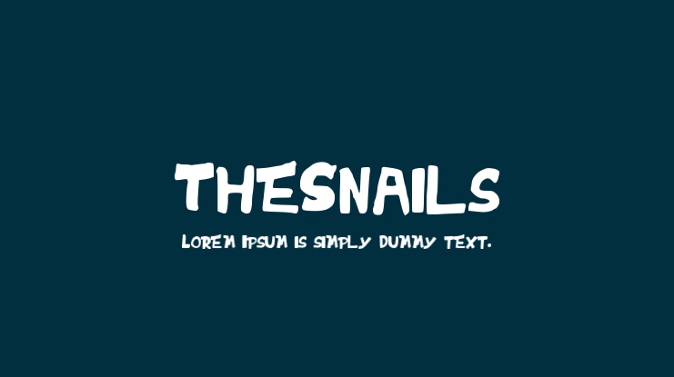 TheSnails Font