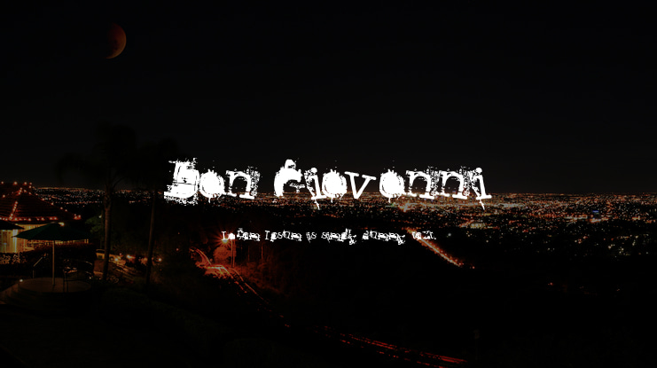 Don Giovonni Font Family