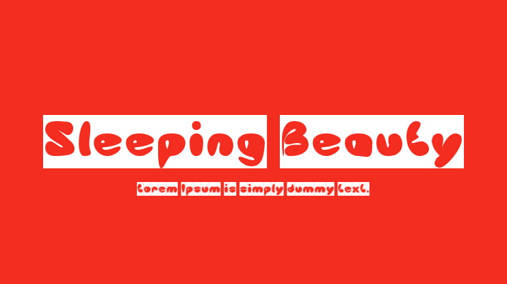 Sleeping Beauty Font Family