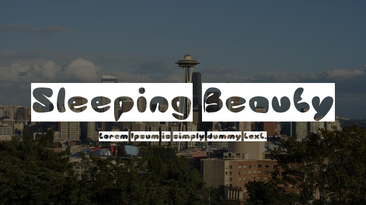 Sleeping Beauty Font Family
