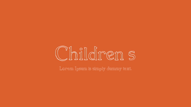 Children s Font
