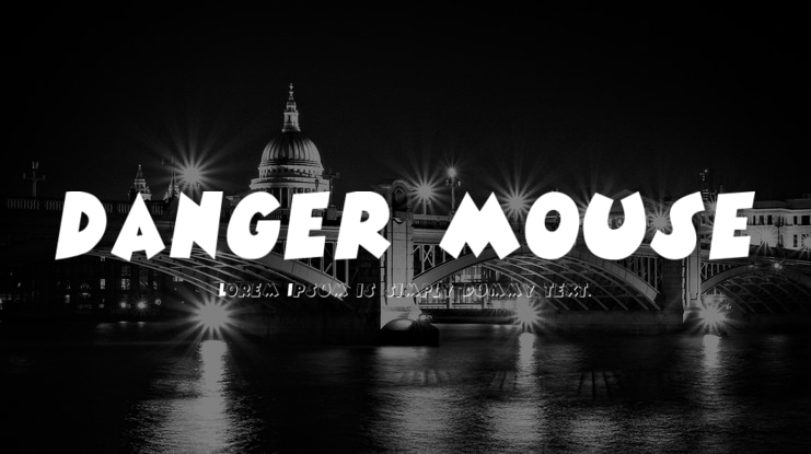 DANGER MOUSE Font