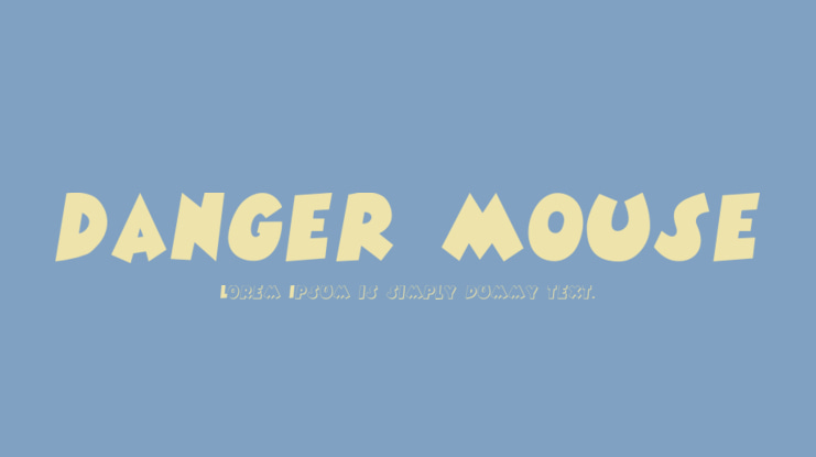 DANGER MOUSE Font