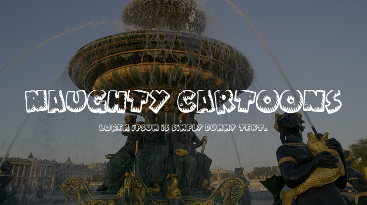 Naughty Cartoons Font