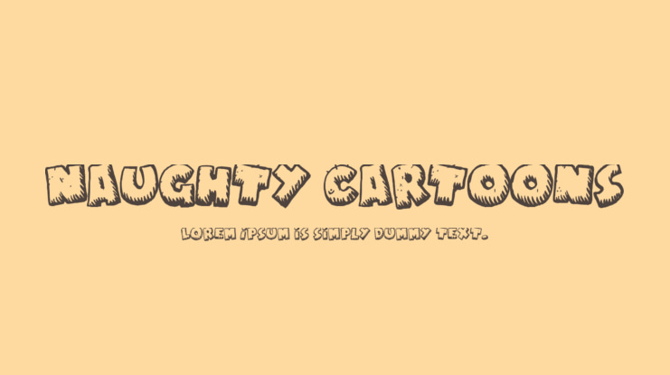 Naughty Cartoons Font