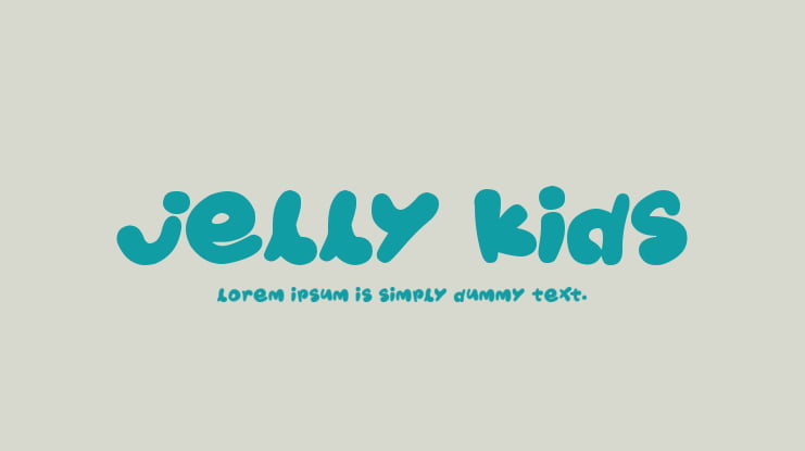 Jelly Kids Font