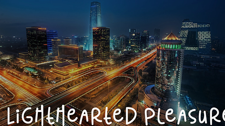 Lighthearted Pleasure Font Family