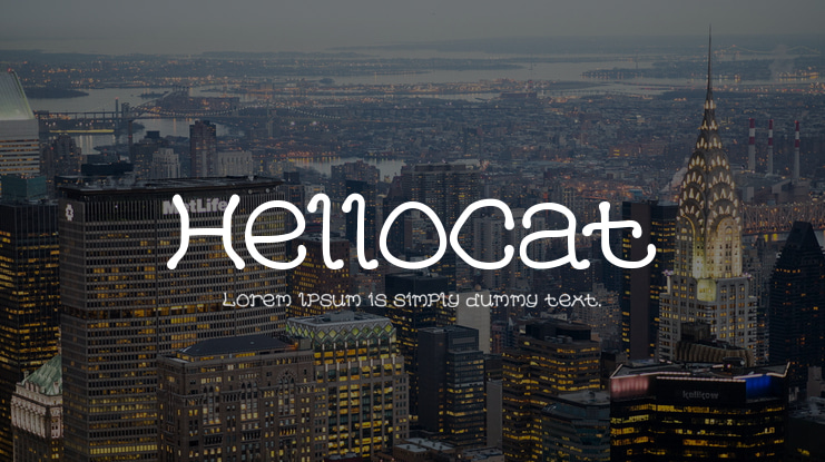 HelloCat Font
