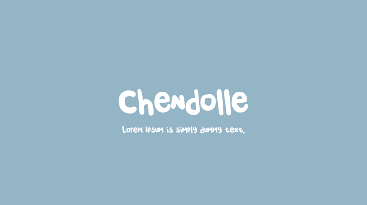 Chendolle Font