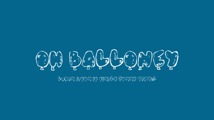 Oh Balloney Font