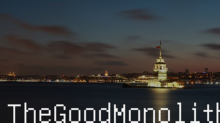 TheGoodMonolith Font