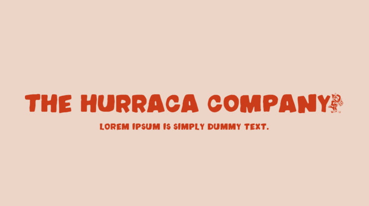 The Hurraca company+ Font