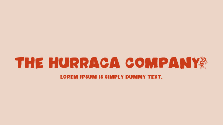 The Hurraca company+ Font