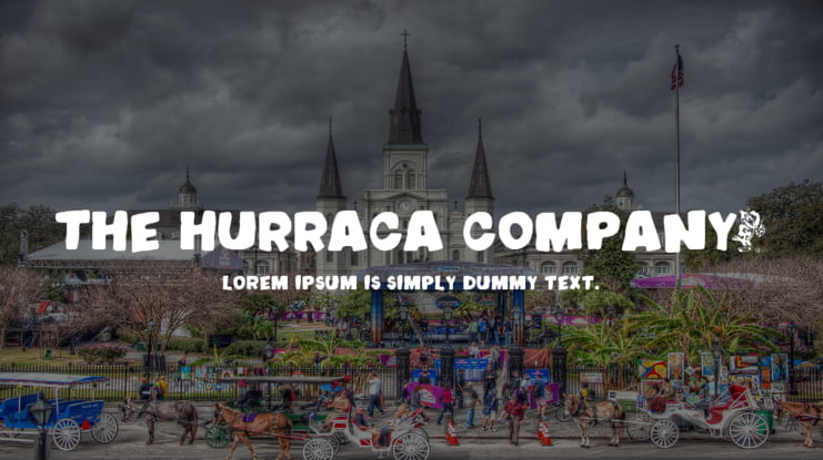 The Hurraca company+ Font