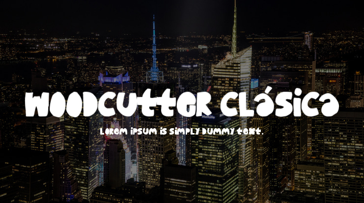 Woodcutter Clásica Font