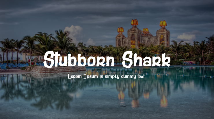 Stubborn Shark Font